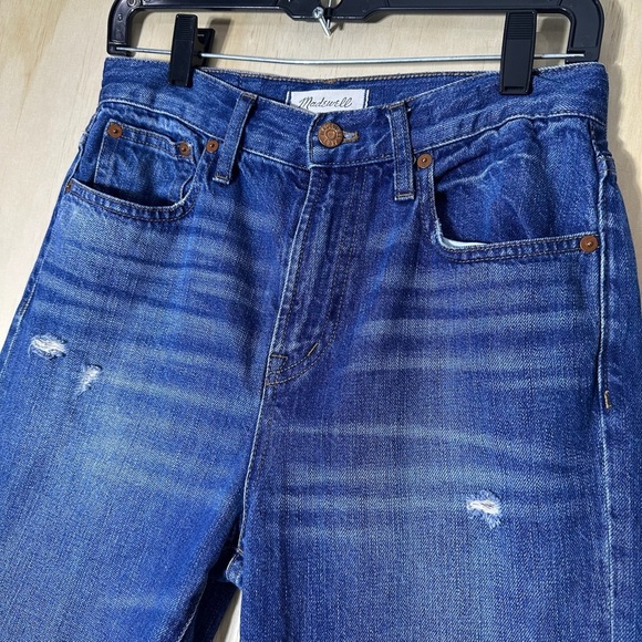 Madewell The Perfect Vintage Jean Distressed Size 26 Inseam 29” - Picture 3 of 10